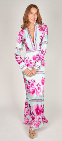 Blossom 58 Aqua and Pink