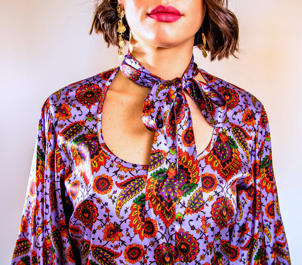 Purple Indigo Blouse