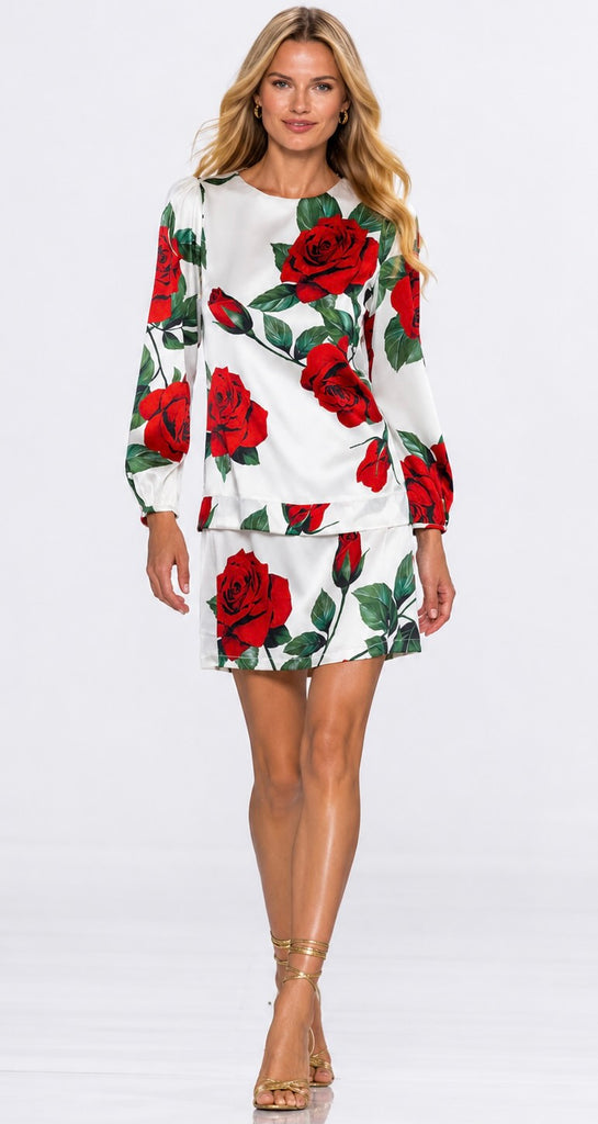Forever Roses Short Dress