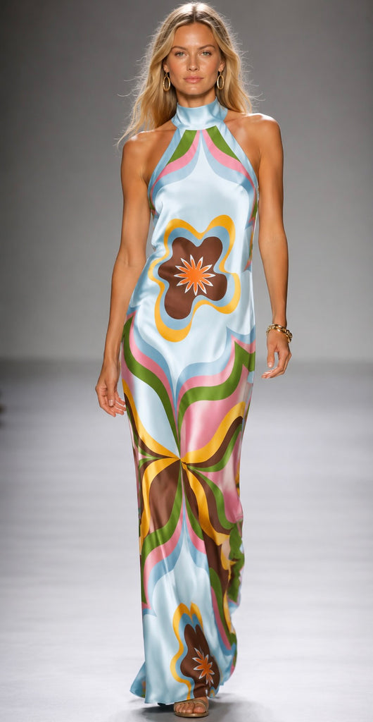 Lotus Blue Dress Style 38