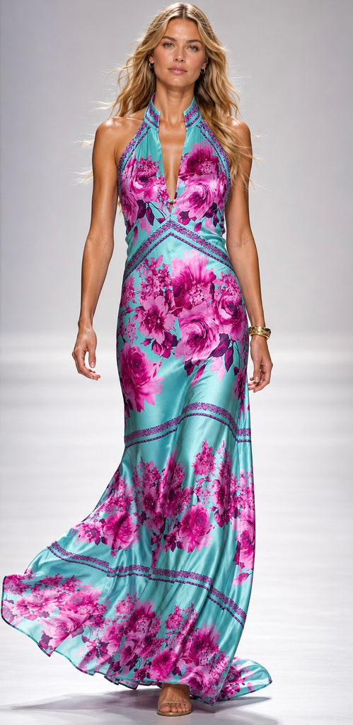 Lily in Love  (Aqua & Pink)