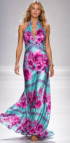 Lily in Love  (Aqua & Pink)