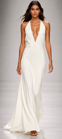 White Theodora Dress
