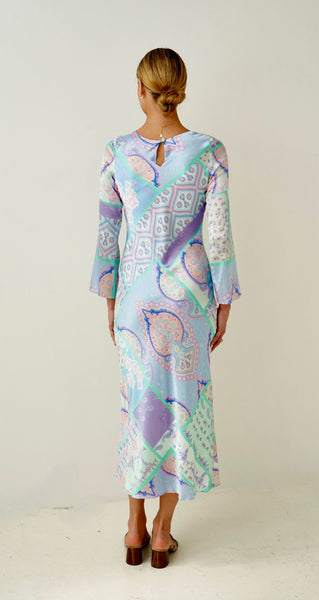 Aquarelle Silk Dress