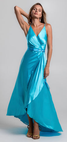 The Alessia Dress — Turquoise