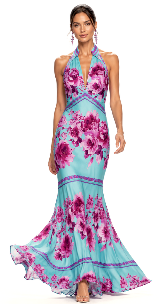 Lily in Love  (Aqua & Pink)