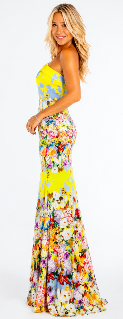 trisha slip maxi dress sundown  @FashionNova