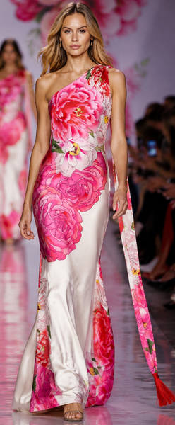 Rose Affaire Dress ( available in white or pink)