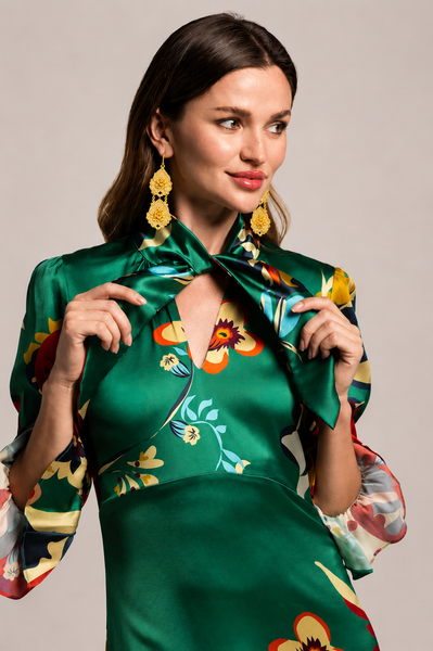 Golden Fleur Earrings