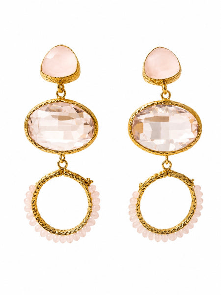 Rosé Riviera Earrings