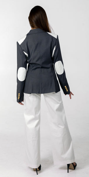 The Charlotte Jacket - available in Black&White or Grey&White