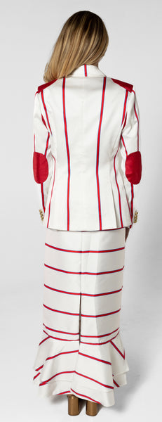 Yacht Jacket Red and White