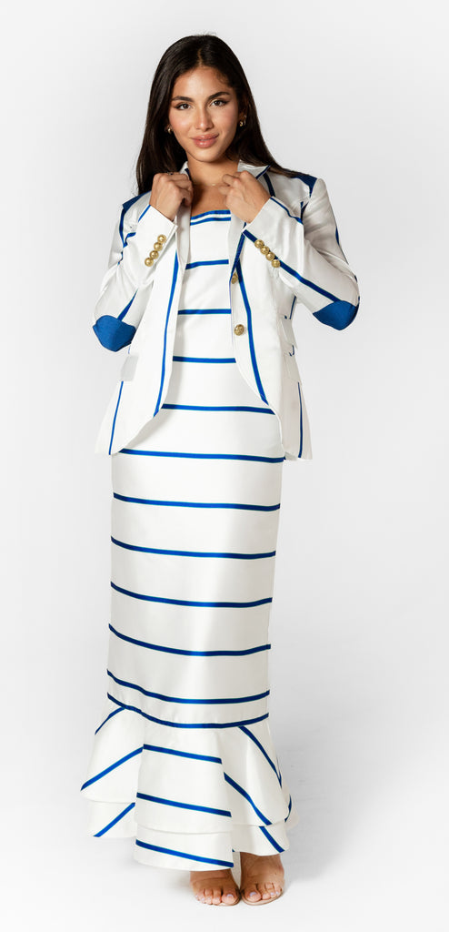 Yacht Dress - Blue and White Yacht Dress - Blue and White
