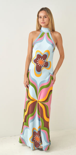Lotus Blue Dress Style 38