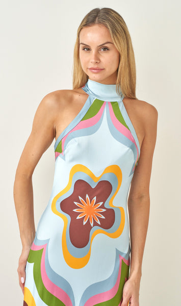 Lotus Blue Dress Style 38
