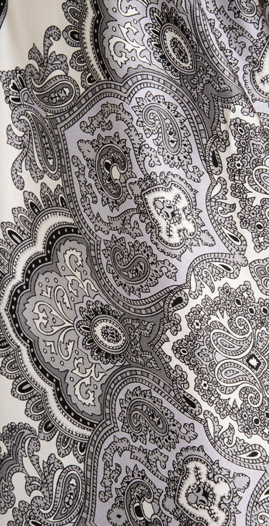 Black & White Paisley Medium Black & White Paisley Medium