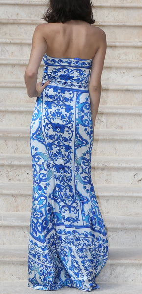 Blue China - Strapless - trishas-world