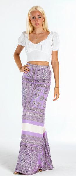 Purple Bandana Skirt