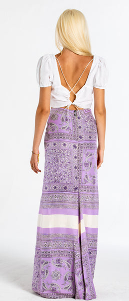 Purple Bandana Skirt