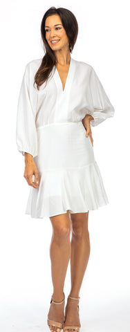 Terrys Dress ~ white Linen
