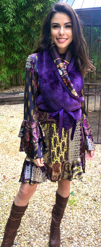 Purple Heart Stola