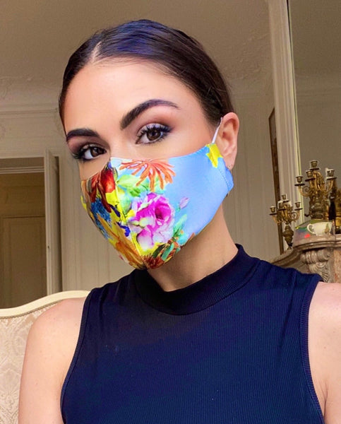 Mask - Flower Silk Mask
