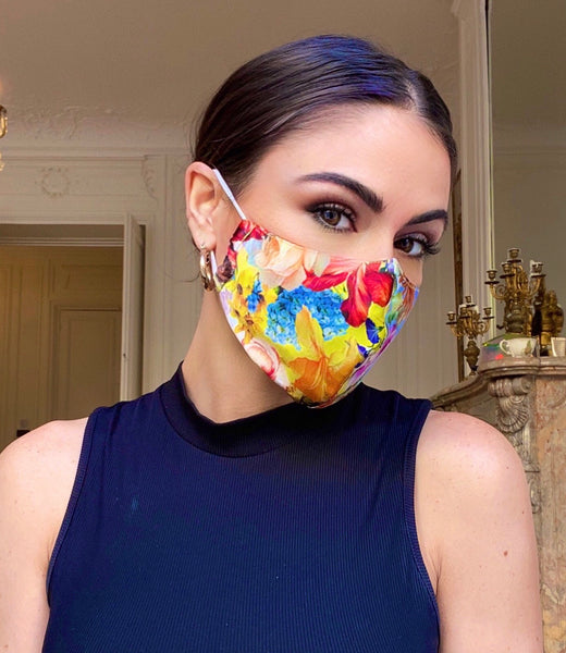 Mask - Flower Silk Mask