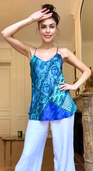 Pasha Blue Cami Top