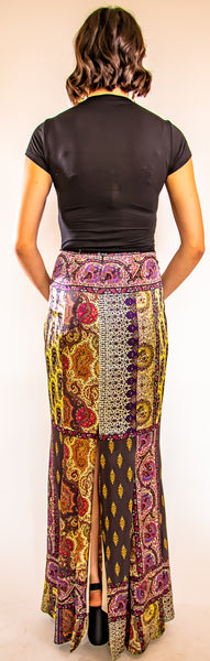 Pasha Purple Long Skirt