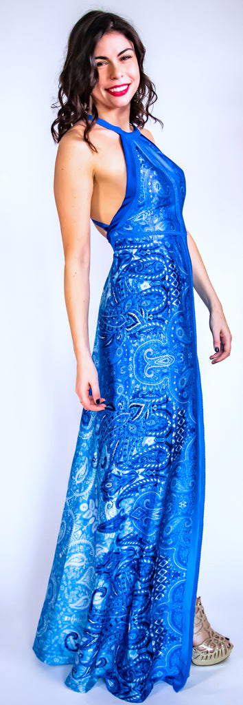 Azure Blue Dress Medium Azure Blue Dress Medium