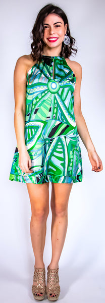 Riveria Green Dress