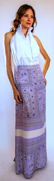 Purple Bandana Skirt