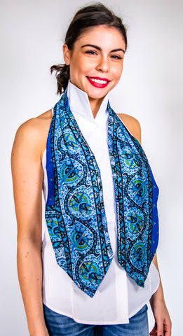 Pasha Blue Scarf
