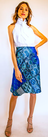 Pasha Blue Skirt