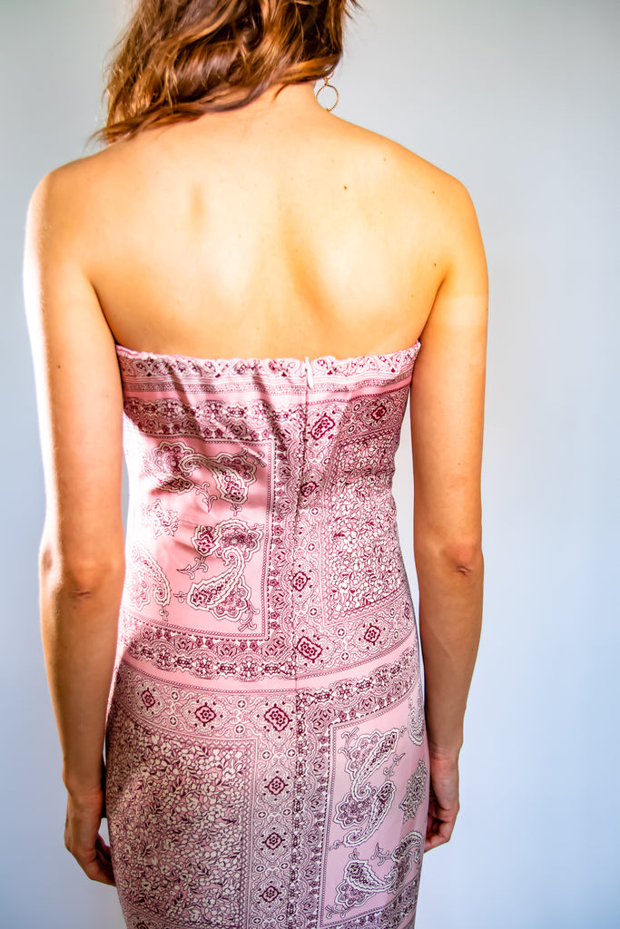 pink bandana dress Pink/Multi Bandana Print Neave Dress | WHISTLES